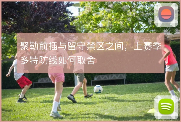 聚勒前插与留守禁区之间,上赛季多特防线如何取舍
